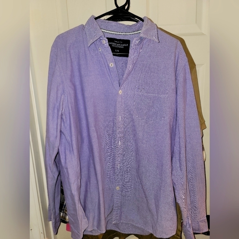 Large American Eagle Button Down - image 1